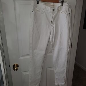 Levis White Skinny Jeans